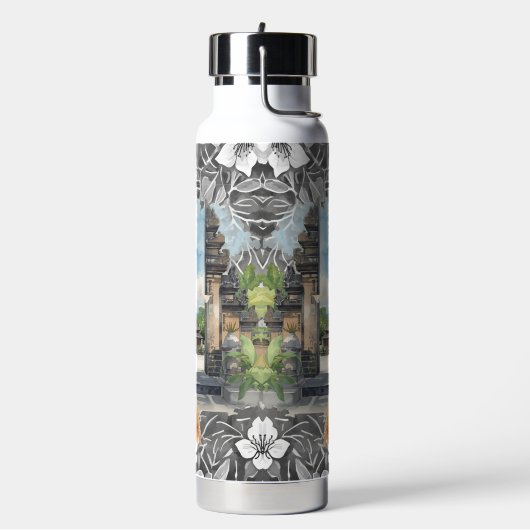 Vintage, Lovely Bali Women and Tropical Paradise  ウォーターボトル (左面)