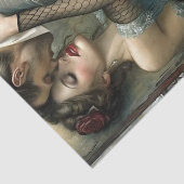 Vintage Lovers Sensual Embrace Decoupage 薄葉紙 (詳細)