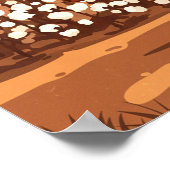 Vintage Lubbock Texas ポスター (角)