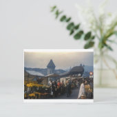 Vintage Lucerne Switzerland Postcard 1959 ポストカード (スタンド正面)