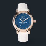 Vintage Luxury Couple Names Monogram  腕時計<br><div class="desc">Vintage Luxury Couple Names Monogram Watch – A timeless and sophisticated personalized watch designed for couples who appreciate elegance and classic charm. This exquisite timepiece features a luxurious vintage-inspired design, customizable with couple names, initials, and a special date, making it the perfect keepsake for weddings, anniversaries, and romantic celebrations. Crafted...</div>