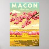 Vintage Macon Georgia ポスター (正面)