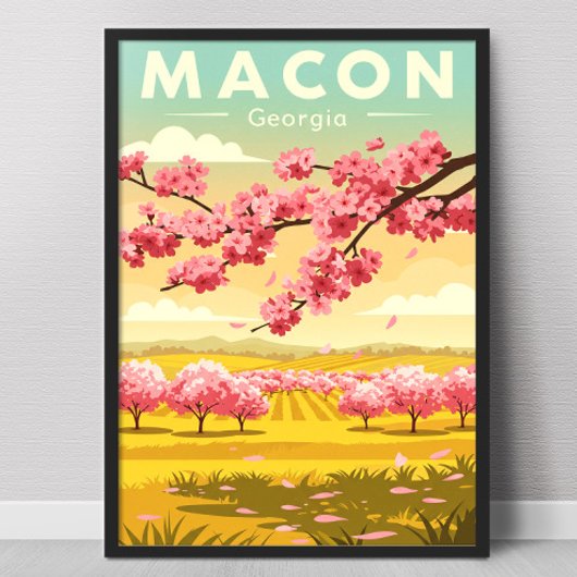 Vintage Macon Georgia ポスター