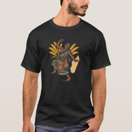 Vintage Madagascar Cultural Dancer Art - Premium S Tシャツ