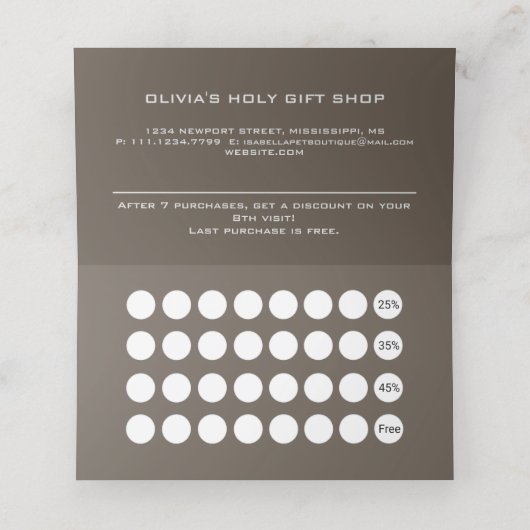 Vintage Madonna and Child with Silver Frame ロイヤリティカード (内部開封)