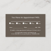 Vintage Madonna and Child with Silver Frame 予約カード (裏面)