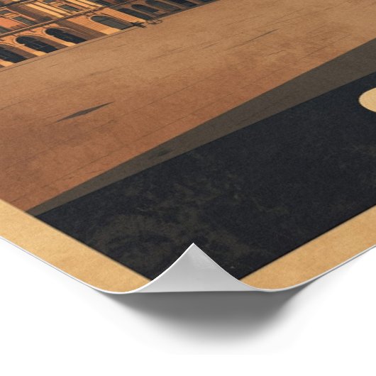  Vintage Madrid Travel ポスター (角)