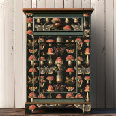 Vintage Magic Mushroom Moths Dark Academia 薄葉紙