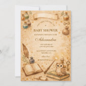 Vintage Magic Potion Baby Shower 招待状 (正面)