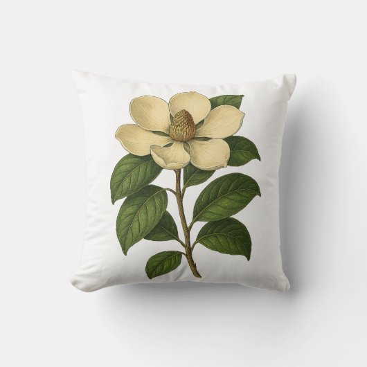 Vintage Magnolia クッション (正面)