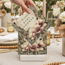 Vintage Magnolia Baby Shower スタンダードカクテルナプキン