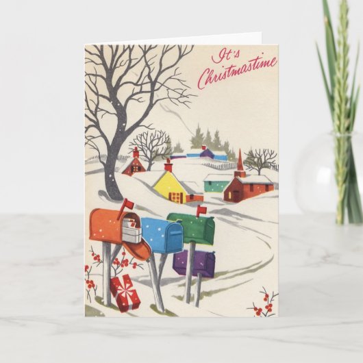 Vintage_mailboxes_Christmas_Card シーズンカード (正面)