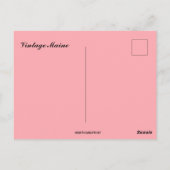 Vintage Maine Map ポストカード (裏面)