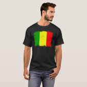 Vintage Mali Flag Malian Independence Day Tシャツ (正面フル)