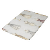 Vintage Mannequin Ballgown Pattern バスマット (アングル)