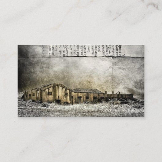Vintage Manor Landscape Enclosure Card - Rustic  エンクロージャーカード (正面)