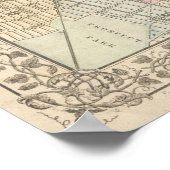 Vintage Map of Brooklyn ポスター (角)