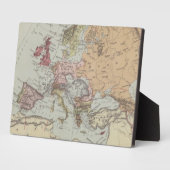 Vintage Map of Europe フォトプラーク (側面)