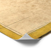 Vintage Map of Hawaii (1837) ポスター (角)