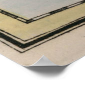 Vintage Map of Tahiti (1800) ポスター (角)