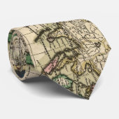 Vintage Map of The World (1689) ネクタイ (ロール)