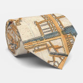 Vintage Map of Tokyo Japan (1752) ネクタイ (ロール)