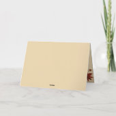 vintage maple leaves - Thanksgiving invitation カード (裏面)