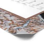 Vintage Maps Seating Chart ポスター (角)