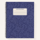 Vintage Marbled Classic Composition Pattern ノートブック (正面)