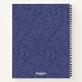 Vintage Marbled Classic Composition Pattern ノートブック (裏面)