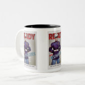 Vintage Marine Recruiting  ツートーンマグカップ (正面左)