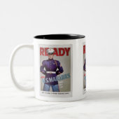 Vintage Marine Recruiting  ツートーンマグカップ (左)