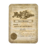 ノーマン・ロックウェルによる結婚許可証 マグネット | Zazzle.co.jp