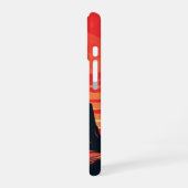 Vintage Mars Landscape iPhone 16ケース (左側面)