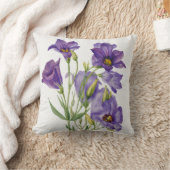 Vintage Mary Vaux Walcott Flowers Botanicals クッション (ブランケット)