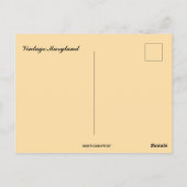 Vintage Maryland Map ポストカード (裏面)