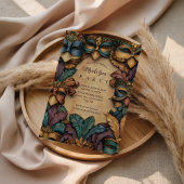 Vintage Masked Mardi Gras Masquerade 招待状
