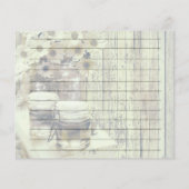 Vintage Mason Jar with Sunflowers Recipe Cards (裏面)