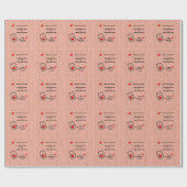 Vintage mason jar wood grain theme wedding  ラッピングペーパー (フラット)