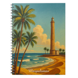 Vintage Maspalomas Meloneras Beach Gran Canaria ノートブック