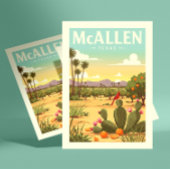 Vintage McAllen Texas ポストカード