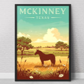 Vintage McKinney Texas ポスター