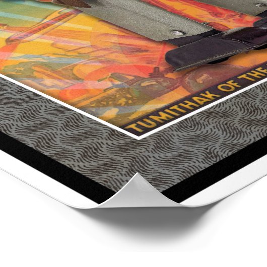 VINTAGE MCM SPACE TOYS PRINT ポスター (角)