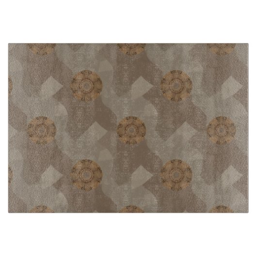 Vintage Medallion Tile Pattern カッティングボード (正面)