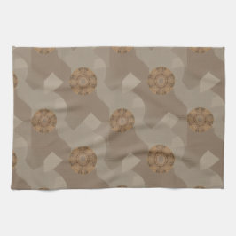 Vintage Medallion Tile Pattern キッチンタオル