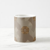 Vintage Medallion Tile Pattern コーヒーマグカップ (中央)