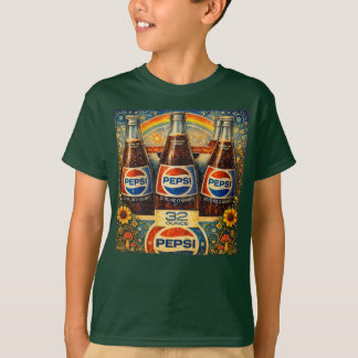 vintage memorabilia six pack pepsi cola tシャツ