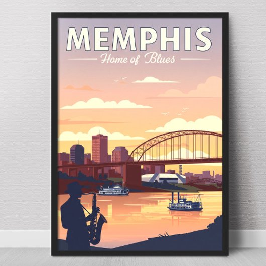 Vintage Memphis ポスター