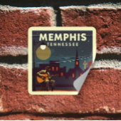 Vintage Memphis Tennessee スクエアシール