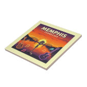 Vintage Memphis Tennessee タイル (側面)